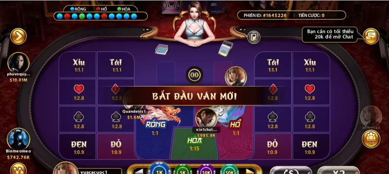 game bài rồng hổ