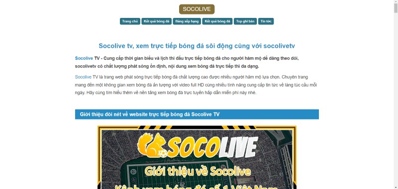 socolive tv